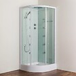 KIAMAMI VALENTINA - Cabine De Douche Multifonction Semi-Circulaire 80 Cm Avec Hydromassage | Cosmo - vignette
