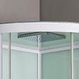 KIAMAMI VALENTINA - Cabine De Douche Multifonction Semi-Circulaire 80 Cm Avec Hydromassage | Cosmo - vignette