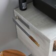 KIAMAMI VALENTINA - Porte-Serviettes Latéral Chromé En Acier Inoxydable Pour Meuble De Salle De Bain - vignette