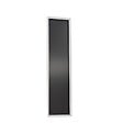 KIAMAMI VALENTINA - Miroir Mural Moderne 30X130 Cm Avec Cadre En Mdf Blanc Revêtu - vignette