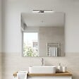 KIAMAMI VALENTINA - Miroir Salle De Bain 120X110 Cm Avec Lampe Led Intégrée, Design Moderne - vignette