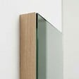 KIAMAMI VALENTINA - Miroir Carré 30X30 Cm Avec Cadre En Mdf Plaqué, Finition Bois Naturel - vignette