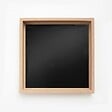 KIAMAMI VALENTINA - Miroir Carré 30X30 Cm Avec Cadre En Mdf Plaqué, Finition Bois Naturel - vignette