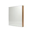 KIAMAMI VALENTINA - Miroir Carré 30X30 Cm Avec Cadre En Mdf Plaqué, Finition Bois Naturel - vignette