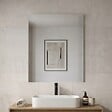KIAMAMI VALENTINA - Miroir Simple 90X110 Cm Bord Poli Antichoc Pour Salle De Bain Moderne - vignette