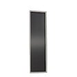 KIAMAMI VALENTINA - Miroir Mural 40X150 Cm Cadre Mdf Argenté Finition Polie Moderne - vignette