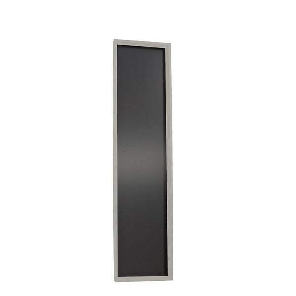 KIAMAMI VALENTINA - Miroir Mural 30X130 Cm Cadre Mdf Finition Argentée, Style Moderne - large