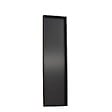 KIAMAMI VALENTINA - Miroir Mural 40X150 Cm Avec Cadre En Mdf Noir, Finition Polie - vignette