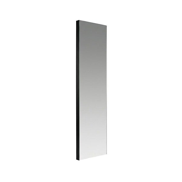 KIAMAMI VALENTINA - Miroir Mural 40X150 Cm Avec Cadre En Mdf Noir, Finition Polie - large