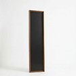 KIAMAMI VALENTINA - Miroir Mural 30X130 Cm Avec Cadre En Mdf Aspect Bois Naturel, Finition Brillante - vignette