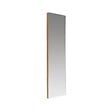 KIAMAMI VALENTINA - Miroir Mural 30X130 Cm Avec Cadre En Mdf Aspect Bois Naturel, Finition Brillante - vignette