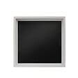 KIAMAMI VALENTINA - Miroir Carré 30X30 Cm À Bords Polis Avec Cadre En Mdf Blanc - vignette