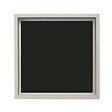 KIAMAMI VALENTINA - Miroir Carré 30X30 Cm Avec Cadre En Mdf Finition Argentée, Montage Facile - vignette