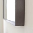 KIAMAMI VALENTINA - Miroir Rectangulaire Avec Cadre En Aluminium Gun Metal 50,5X70,5 Cm - vignette