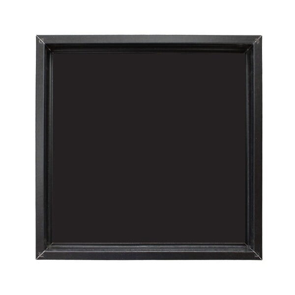 KIAMAMI VALENTINA - Miroir Carré 30X30 Cm Avec Cadre En Mdf Noir, Finition Brillante - large