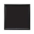 KIAMAMI VALENTINA - Miroir Carré 30X30 Cm Avec Cadre En Mdf Noir, Finition Brillante - vignette