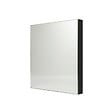 KIAMAMI VALENTINA - Miroir Carré 30X30 Cm Avec Cadre En Mdf Noir, Finition Brillante - vignette
