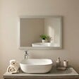 KIAMAMI VALENTINA - Miroir Rectangulaire Avec Cadre En Aluminium L.57 X H.77 Cm - vignette