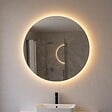 KIAMAMI VALENTINA - Miroir Rond 60 Cm Rétroéclairé Led Avec Commande Tactile - vignette