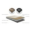 MCCOVER - Sol vinyle SPC clipsable 5,85 m² Séquoia - Sous couche intégrée, usure 0,5 mm Séquoia - vignette