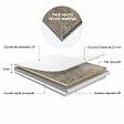 MCCOVER - Dalle SPC clipsable sol et mur 11,16 m² pierre noire - 305 x 610 mm, usure 0,5 mm Pierre noire - vignette