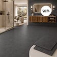 MCCOVER - Dalle SPC clipsable sol et mur 5,58 m² pierre noire - 305 x 610 mm, usure 0,5 mm Pierre noire - vignette