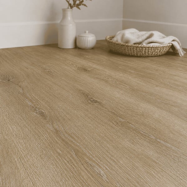 MCCOVER - Sol vinyle SPC clipsable 21,45 m² cèdre patiné - Sous couche intégrée, usure 0,5 mm Cèdre patiné - large