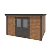 ALTANKA - Abri de jardin en bois Freya 4.09x3.09m - 12.64m2 - Ep. 28mm - Traité - 000467 - vignette