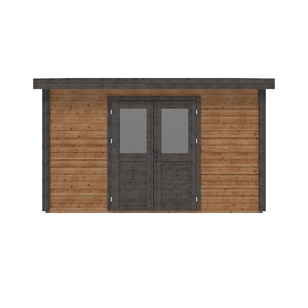 ALTANKA - Abri de jardin en bois Freya 4.09x3.09m - 12.64m2 - Ep. 28mm - Traité - 000467 - large