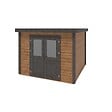 ALTANKA - Abri de jardin en bois Aura 3.09x3.09m - 9.55m2 - Ep. 28mm - Traité - 000465 - vignette