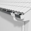 MON MARCHE DECO - Gouttière PVC Moulurée dév 300 mm - Long. 1,90 m - Anthracite - vignette