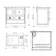INTERSTOVES - Cuisinière à bois MAGNUM MBS en fonte | Sortie côté gauche - - vignette