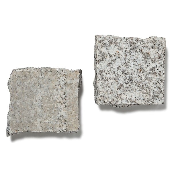RO'MA NATURE - Pavé Granit Gris 10x10x8 cm (vendu au m² - 76 pavés/m²) - large