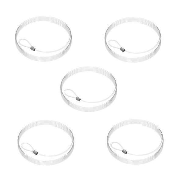 ARTITEQ - Fil perlon transparent à oeillet 2 mm - Accrochage Tableau Artiteq 150 cm , Pack de 5 - large