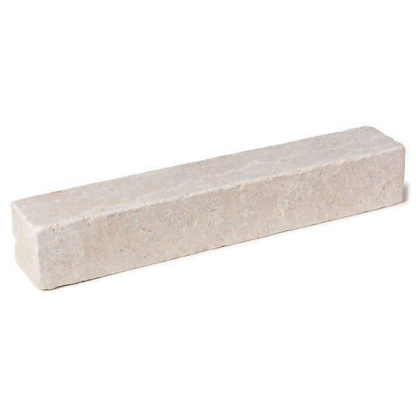RO'MA NATURE - Bordure de jardin Pierre d'Egypte Beige 50x8x8 cm (lot de 15 bordures soit 7,5 mètres) - large