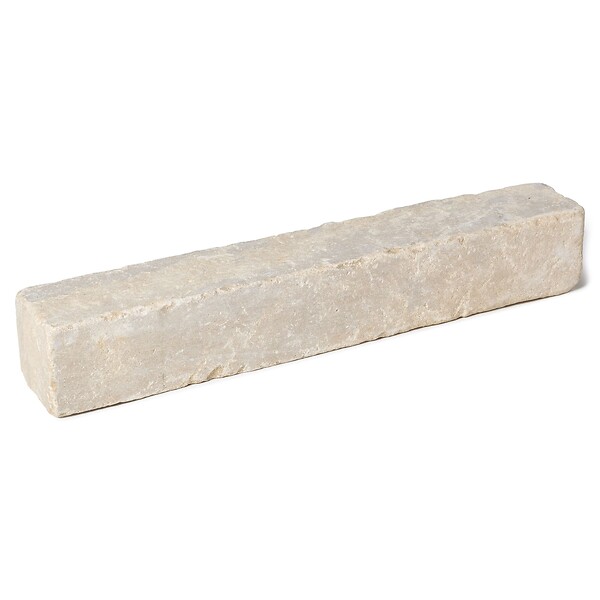 RO'MA NATURE - Bordure de jardin Pierre de l'Atlas Beige 50x8x8 cm (lot de 5 bordures soit 2,5 mètres) - large