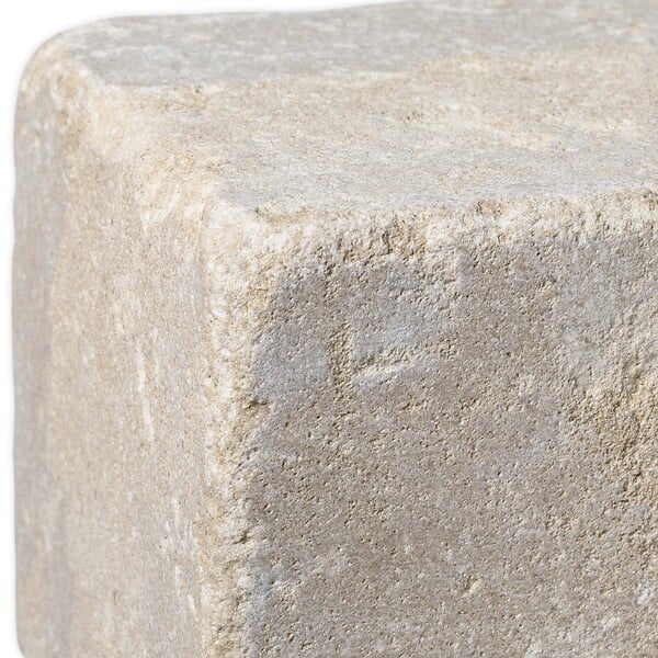 RO'MA NATURE - Bordure de jardin Pierre de l'Atlas Beige 50x8x8 cm (lot de 15 bordures soit 7,5 mètres) - large