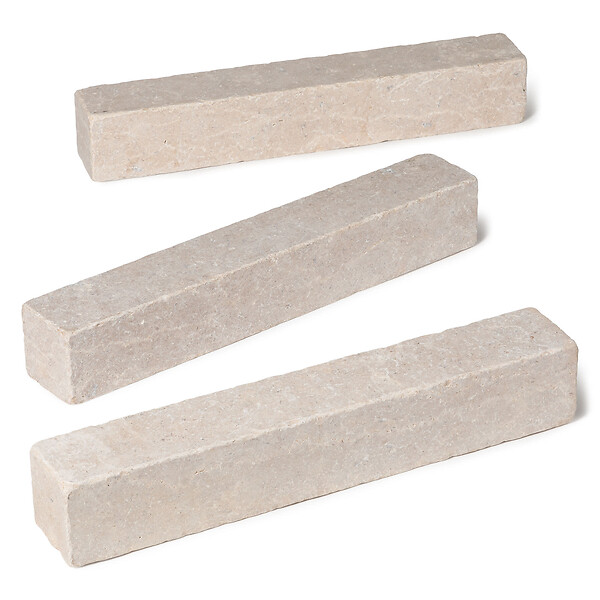 RO'MA NATURE - Bordure de jardin Pierre d'Egypte Beige 50x8x8 cm (lot de 10 bordures soit 5 mètres) - large