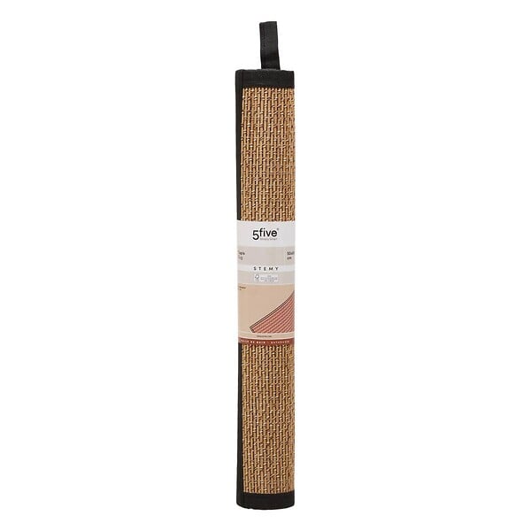 5 FIVE SIMPLY SMART - Tapis de bain texturé Stemy 50x80cm noir - large