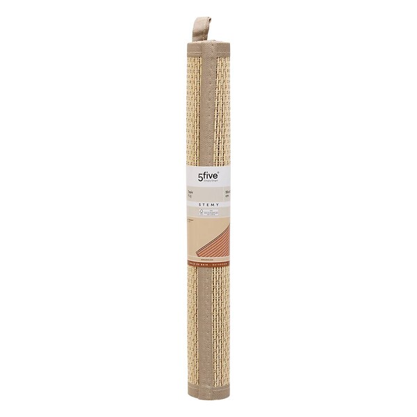 5 FIVE SIMPLY SMART - Tapis de bain texturé Stemy 50x80cm beige - large