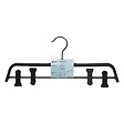 5 FIVE SIMPLY SMART - 2 cintres Hang'Clip L.37,5cm noir - vignette