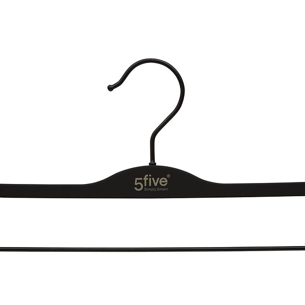 5 FIVE SIMPLY SMART - 2 cintres Hang'Clip L.37,5cm noir - large