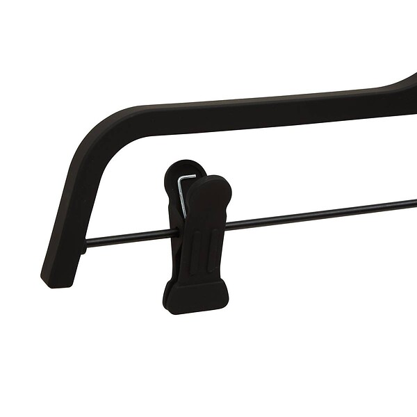 5 FIVE SIMPLY SMART - 2 cintres Hang'Clip L.37,5cm noir - large
