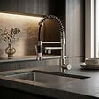 ESSEBAGNO - Logus mitigeur évier à douchette mobile façon inox - vignette