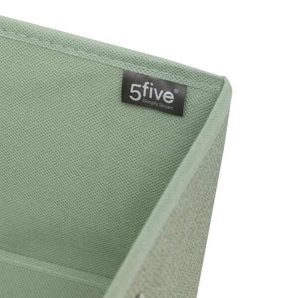 5 FIVE SIMPLY SMART - Boîte de rangement "Mix 'n' Modul" vert clair 31x15cm - large