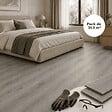MCCOVER - Sol vinyle SPC clipsable 31,2 m² chêne gris - Sous couche intégrée, usure 0,5 mm Chêne gris - vignette