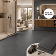 MCCOVER - Dalle SPC clipsable sol et mur 50,22 m² pierre noire - 305 x 610 mm, usure 0,5 mm Pierre noire - vignette