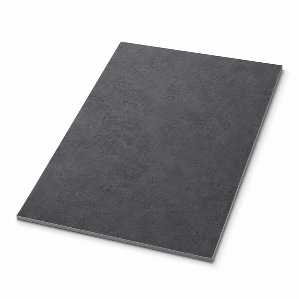 MCCOVER - Dalle SPC clipsable sol et mur 50,22 m² pierre noire - 305 x 610 mm, usure 0,5 mm Pierre noire - large