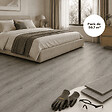 MCCOVER - Sol vinyle SPC clipsable 50,7 m² chêne gris - Sous couche intégrée, usure 0,5 mm Chêne gris - vignette
