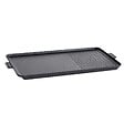 ALPENTECH - Plaque Plancha Grill 53 x 28 cm pour Réchaud Gaz 2 Feux Surface Lisse et Rainurée Plaque Cuisson Aluminium ALPEN CAMPING - vignette